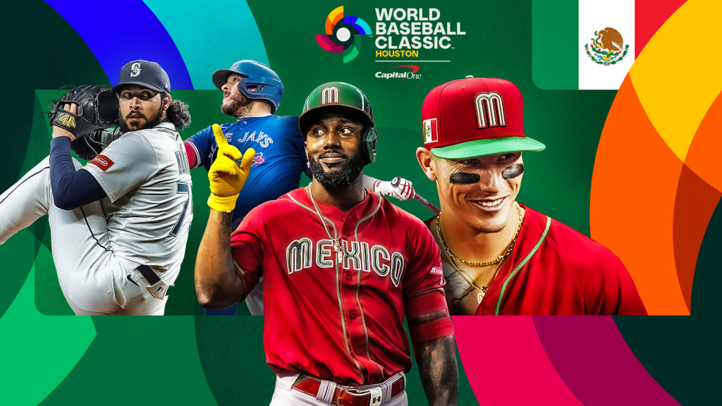 Team Mexico 2026 World Baseball Classic roster — Randy Arozarena, Alejandro Kirk, Andrés Muñoz and teammates in Houston